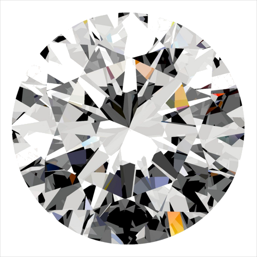 0.33 carat E-VVS1 Excellent cut Natūralus Round Deimantas (1)