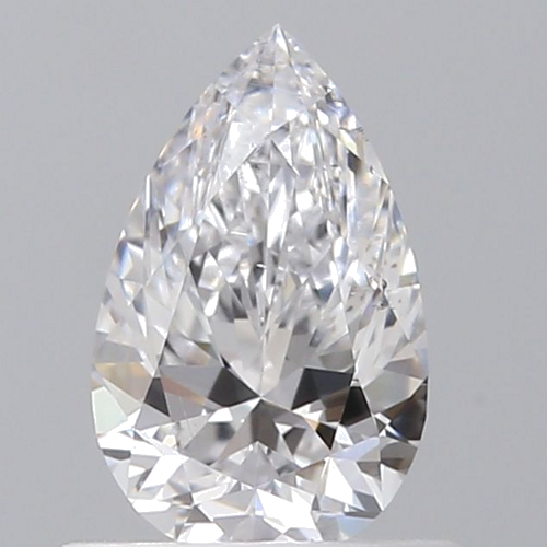 0.6 carat D-SI1 Natūralus Pear Deimantas (1)