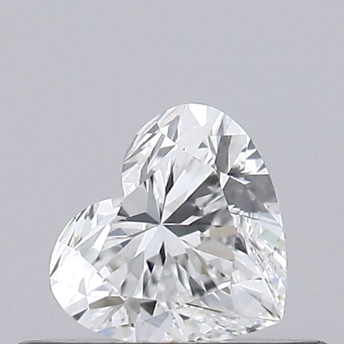 0.27 carat F-VVS2 Natūralus Heart Deimantas (1)
