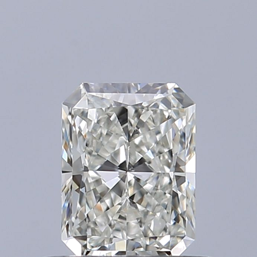 0.53 carat H-VVS2 Natūralus Radiant Deimantas (1)