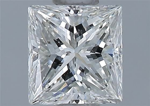 0.5 carat I-IF Natūralus Princess Deimantas (1)