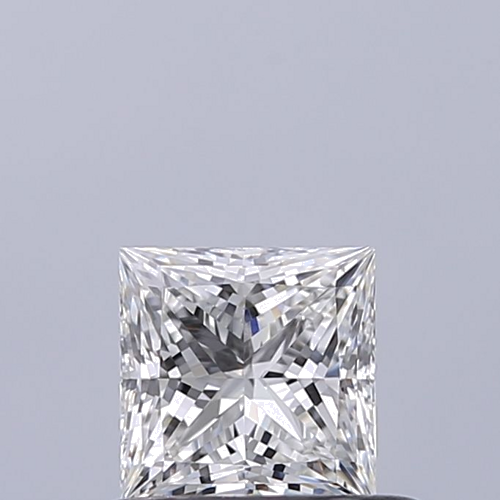 0.52 carat F-VVS2 Natūralus Princess Deimantas (1)