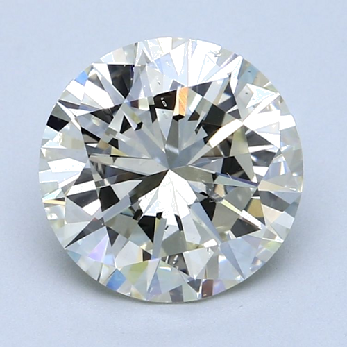 3.26 carat K-SI1 Very Good cut Natūralus Round Deimantas (1)