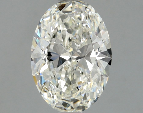 1.0 carat I-SI1 Natūralus Oval Deimantas (1)
