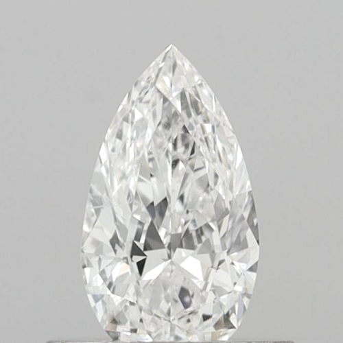 0.5 carat D-SI2 Natūralus Pear Deimantas (1)