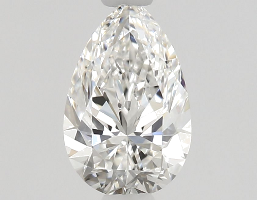 0.51 carat E-VVS1 Natūralus Pear Deimantas (1)