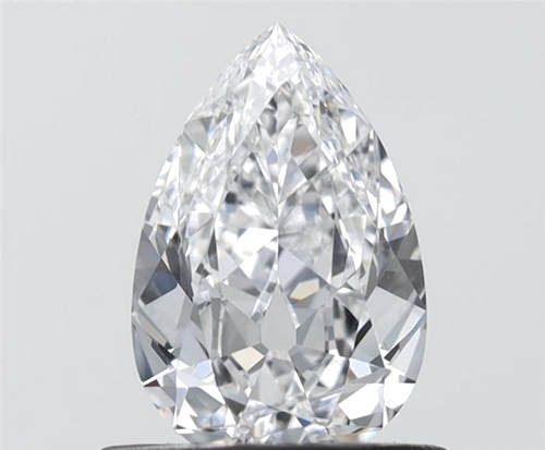 0.51 carat D-VS1 Natūralus Pear Deimantas (1)