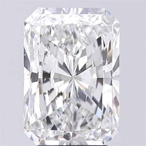 3.02 carat F-SI1 Natūralus Radiant Deimantas (1)