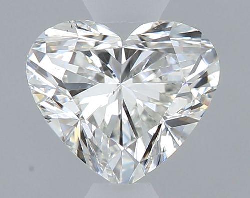 0.5 carat H-VS2 Natūralus Heart Deimantas (1)