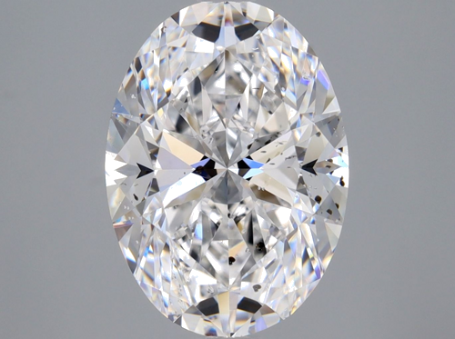 2.52 carat D-SI2 Natūralus Oval Deimantas (1)