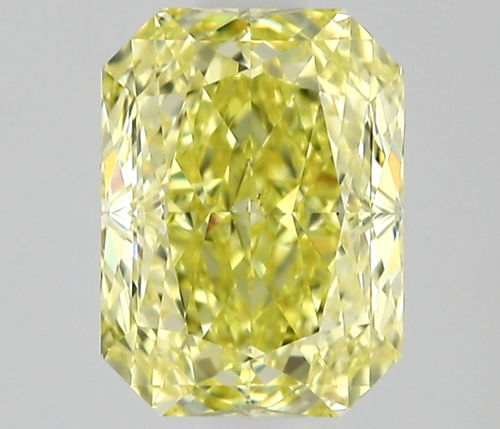1.17 carat Fancy Intense Yellow-VS2 Natūralus Radiant Deimantas (1)