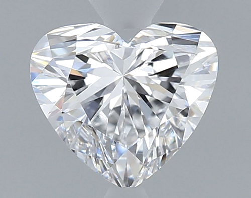 0.7 carat D-VVS2 Natūralus Heart Deimantas (1)