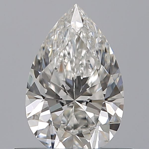 0.51 carat E-VVS1 Natūralus Pear Deimantas (1)