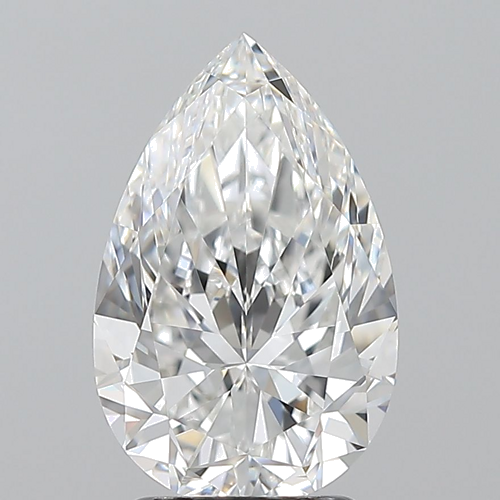 2.5 carat E-VS1 Natūralus Pear Deimantas (1)