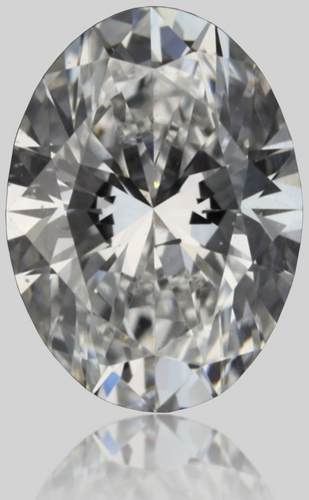 0.32 carat D-SI1 Natūralus Oval Deimantas (1)