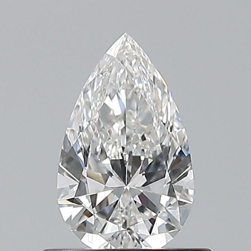 0.6 carat F-VS1 Natūralus Pear Deimantas (1)