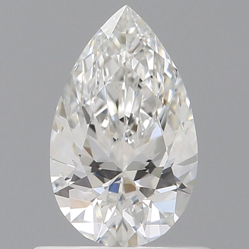 0.61 carat G-VVS2 Natūralus Pear Deimantas (1)