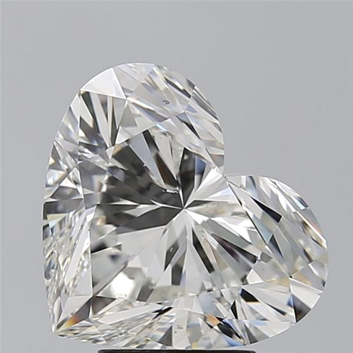 5.01 carat I-SI1 Natūralus Heart Deimantas (1)