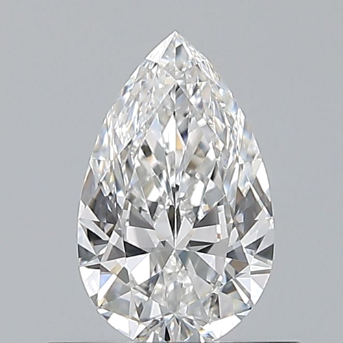 0.5 carat E-VVS2 Natūralus Pear Deimantas (1)