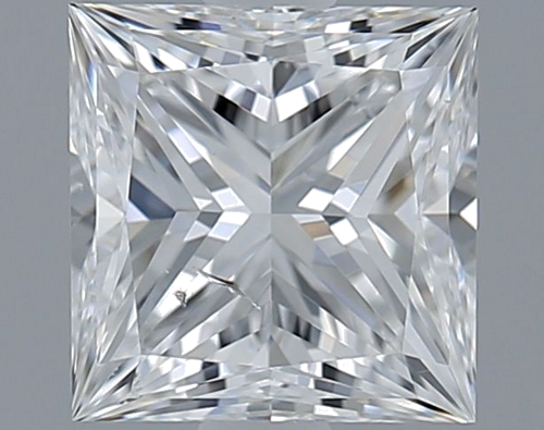 1.2 carat E-SI2 Natūralus Princess Deimantas (1)