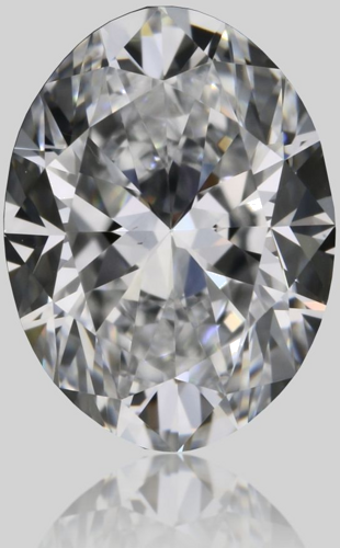 0.7 carat D-VS1 Natūralus Oval Deimantas (1)
