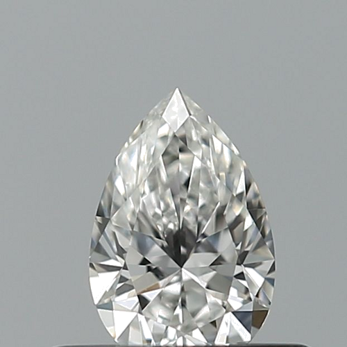 0.3 carat F-VVS2 Natūralus Pear Deimantas (1)