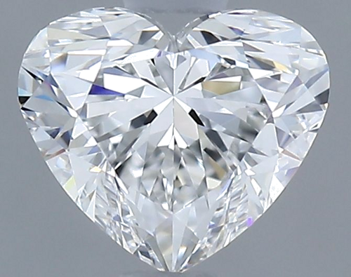 0.7 carat E-VVS1 Natūralus Heart Deimantas (1)
