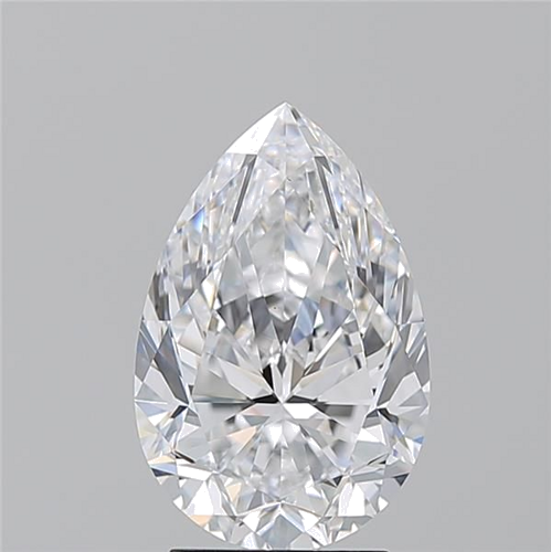 3.2 carat D-VS1 Natūralus Pear Deimantas (1)