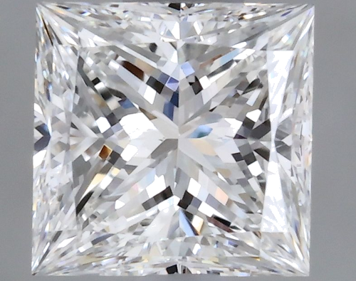 0.54 carat E-VVS1 Natūralus Princess Deimantas (1)