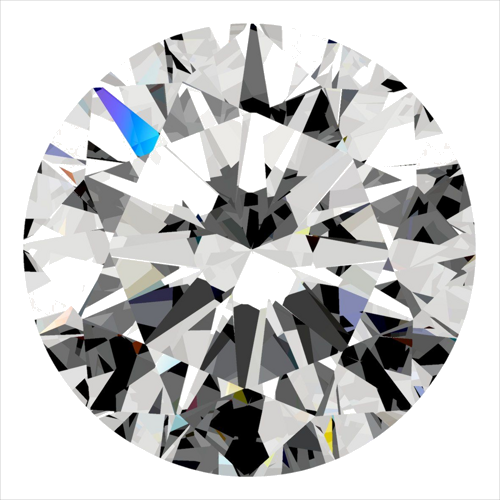 0.3 carat E-VVS2 Excellent cut Natūralus Round Deimantas (1)