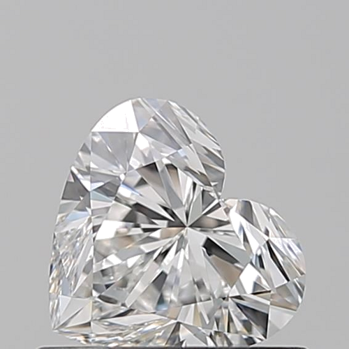 0.6 carat G-VVS2 Natūralus Heart Deimantas (1)