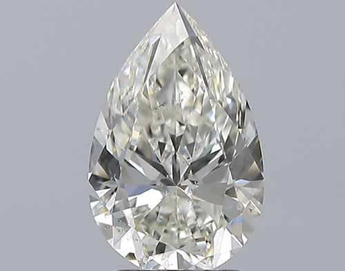 2.5 carat J-SI2 Natūralus Pear Deimantas (1)
