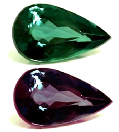 0.55 carat GREEN Pear Alexandrite (1)