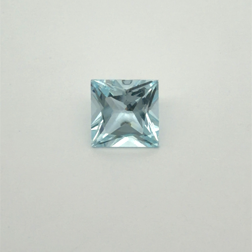 4.59 carat BLUE Square Aquamarine (1)