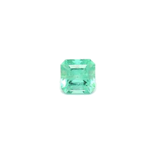 0.51 carat GREEN STEP cut Octagonal Smaragdas (1)