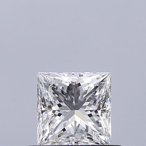 0.5 carat D-VVS1 Natūralus Princess Deimantas (1)
