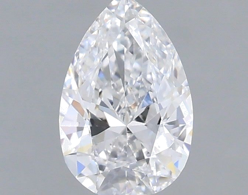 0.5 carat D-VVS1 Natūralus Pear Deimantas (1)