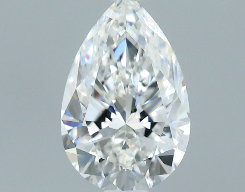 0.61 carat G-IF Natūralus Pear Deimantas (1)