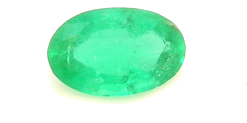 0.3 carat GREEN Oval Smaragdas (1)