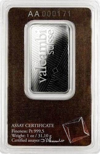 1 oz Платиновый слиток Valcambi (2)