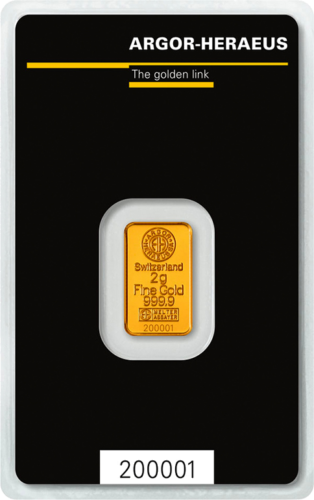 2 гр . Инвестиционно златно кюлче АРГОР ХЕРЕЙ (3)