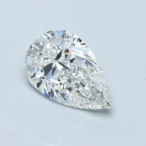 1.7 carat G-VVS1 Natūralus Pear Deimantas (1)