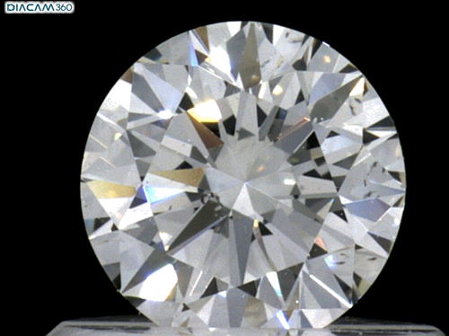 0.5 carat H-VS2 Excellent cut Natūralus Round Deimantas (1)
