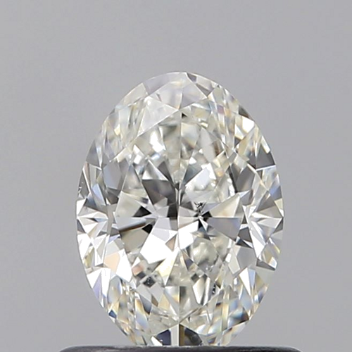 0.6 carat H-SI1 Natūralus Oval Deimantas (1)