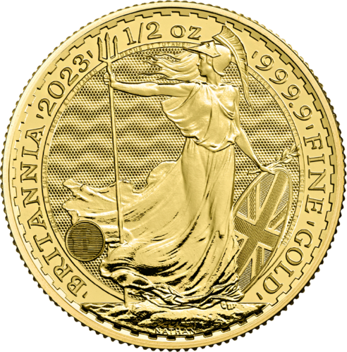 1/2 oz Britannia 2023 Great Britain .9999 gold coin (1)
