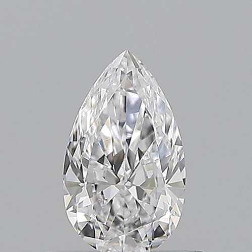 0.5 carat D-VVS2 Natūralus Pear Deimantas (1)