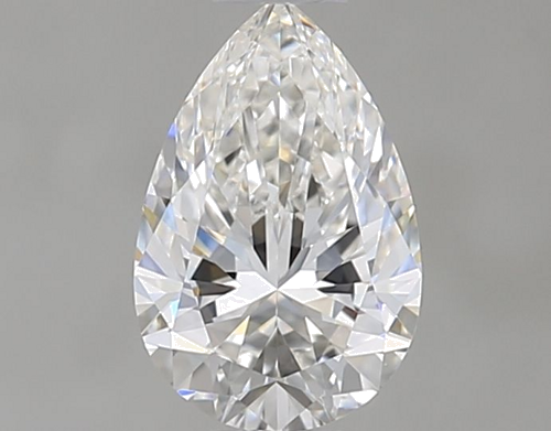 0.5 carat G-VVS2 Natūralus Pear Deimantas (1)