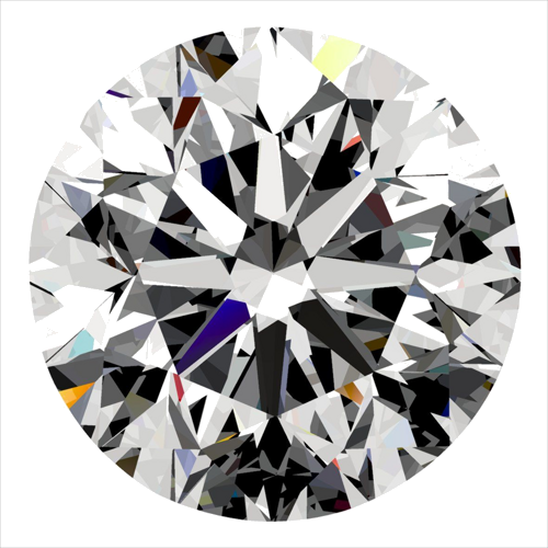 0.3 carat H-VVS1 Very Good cut Natūralus Round Deimantas (1)