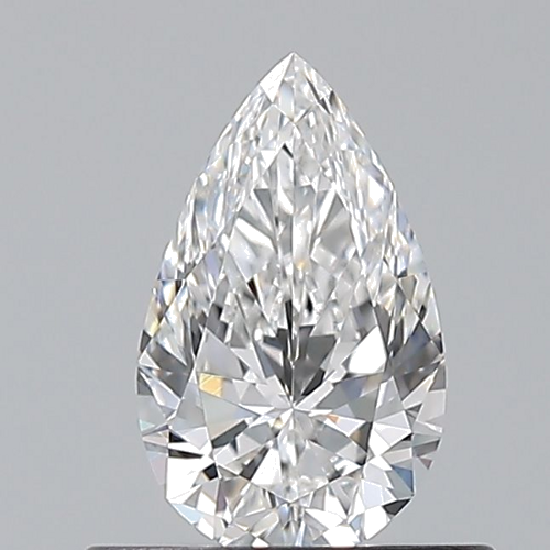 0.5 carat E-IF Natūralus Pear Deimantas (1)