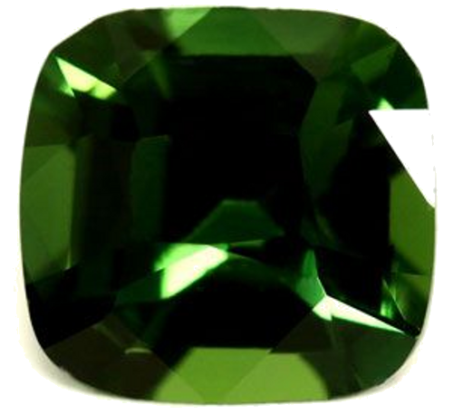 0.62 carat GREEN Cushion Safyras (1)